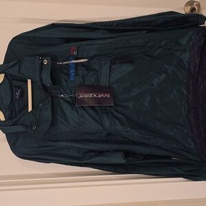NWT Vintage Green Windbreaker Jacket
